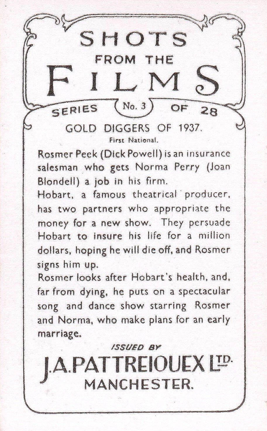 GOLD DIGGERS OF 1937