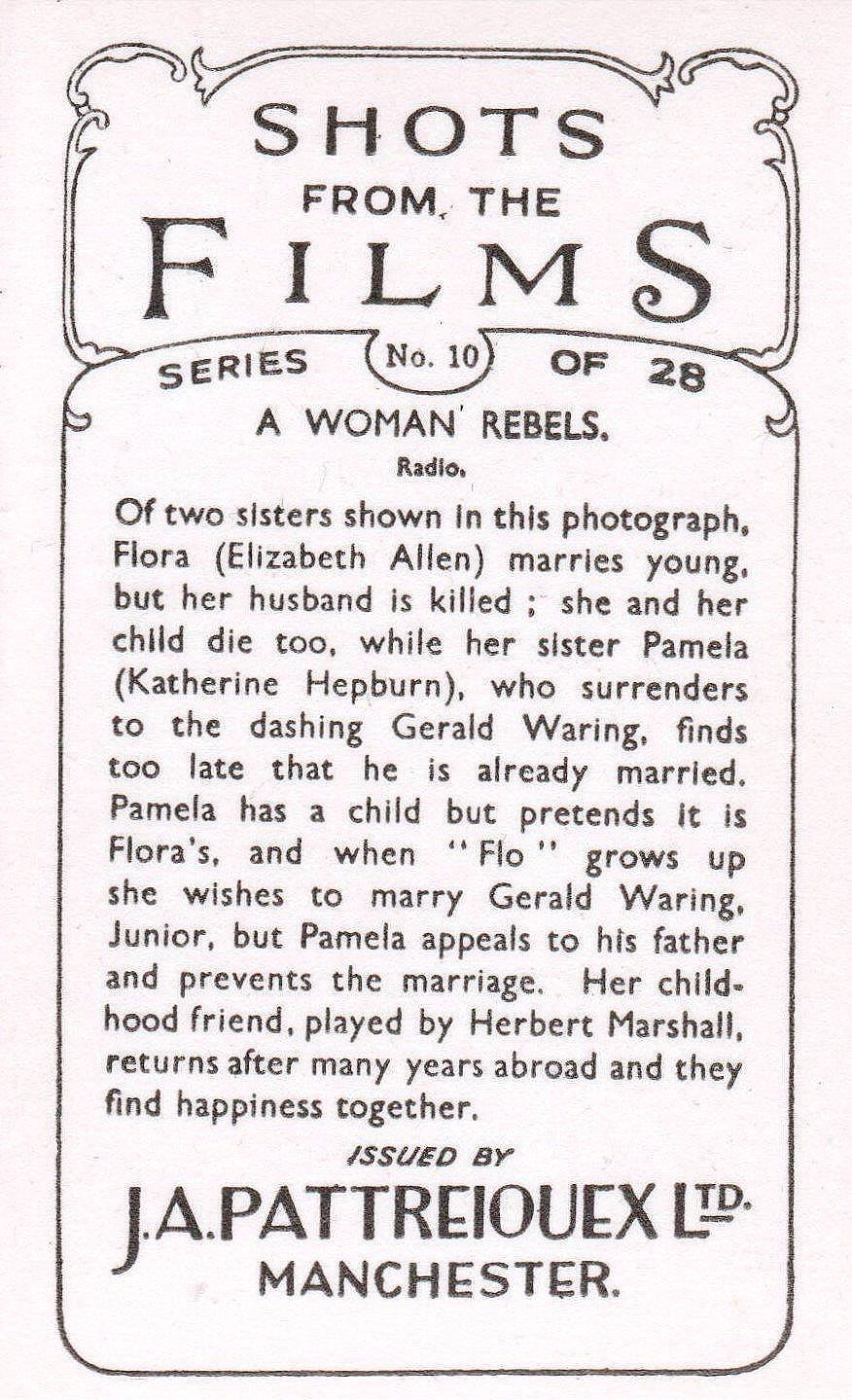 A WOMAN REBELS