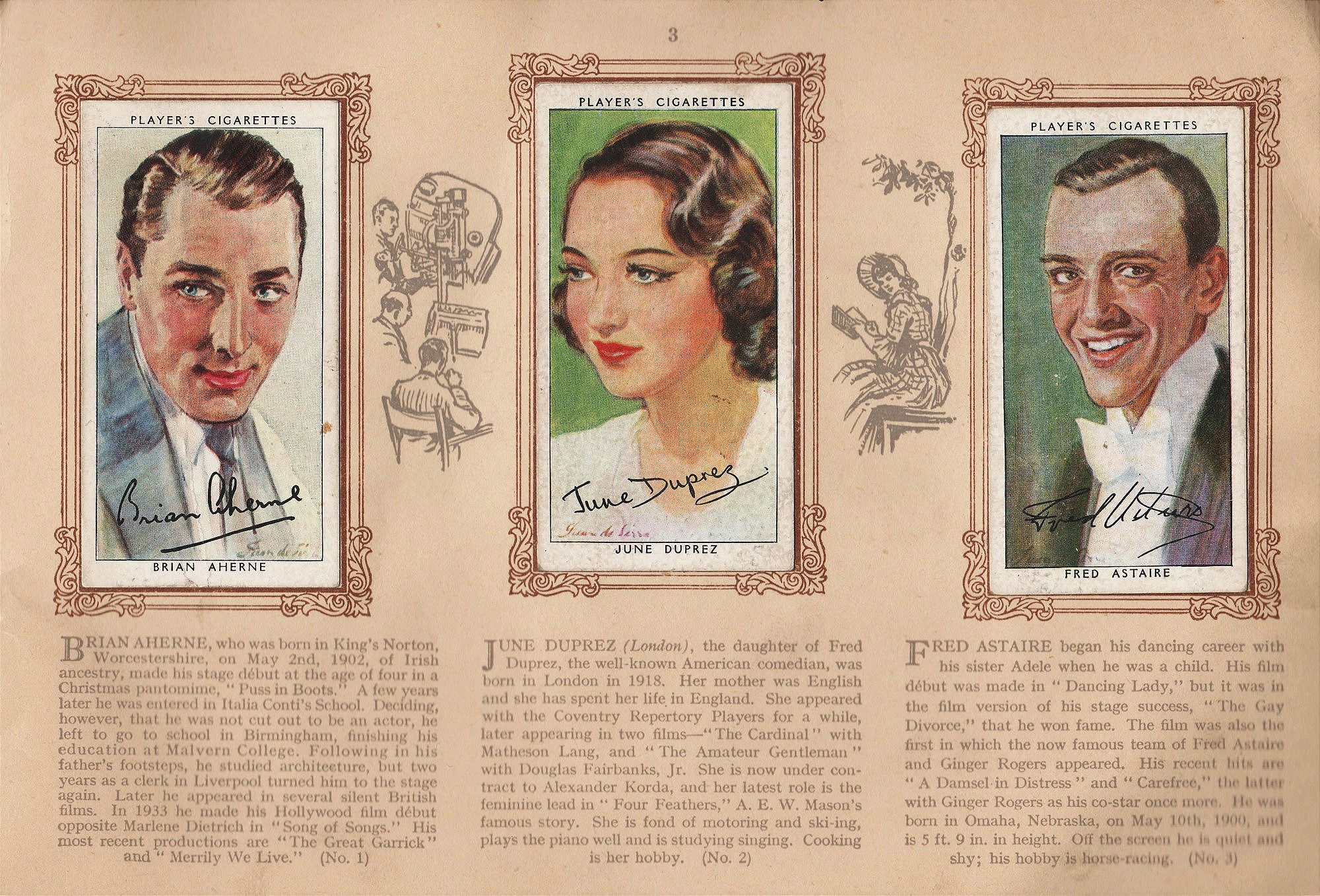BRIAN AHERNE - JUNE DUPREZ - FRED ASTAIRE