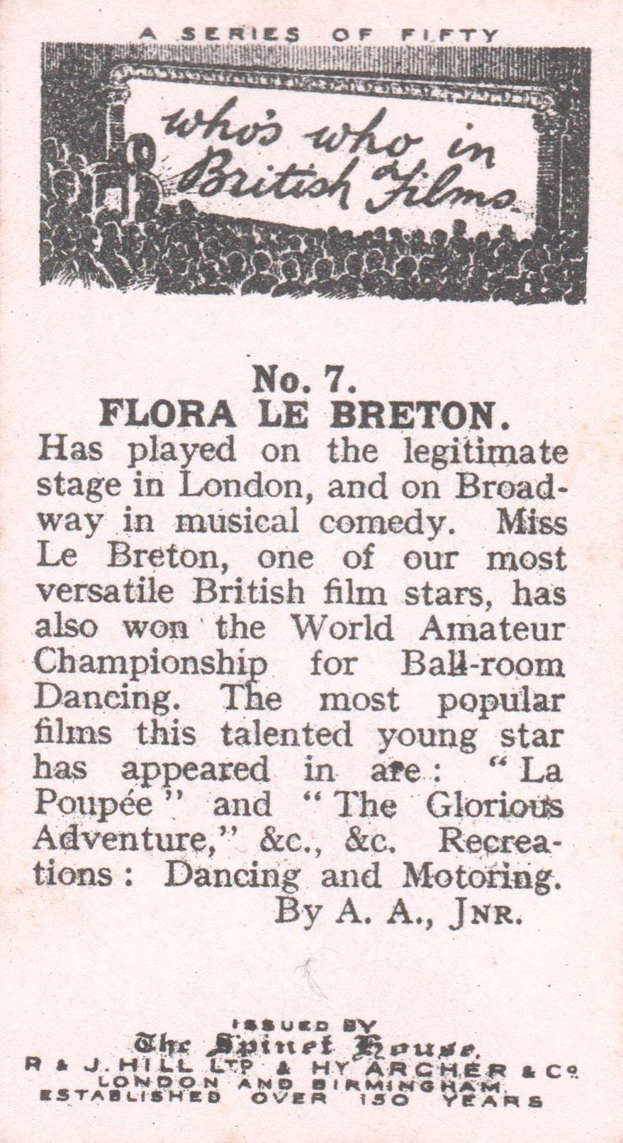 FLORA LE BRETON