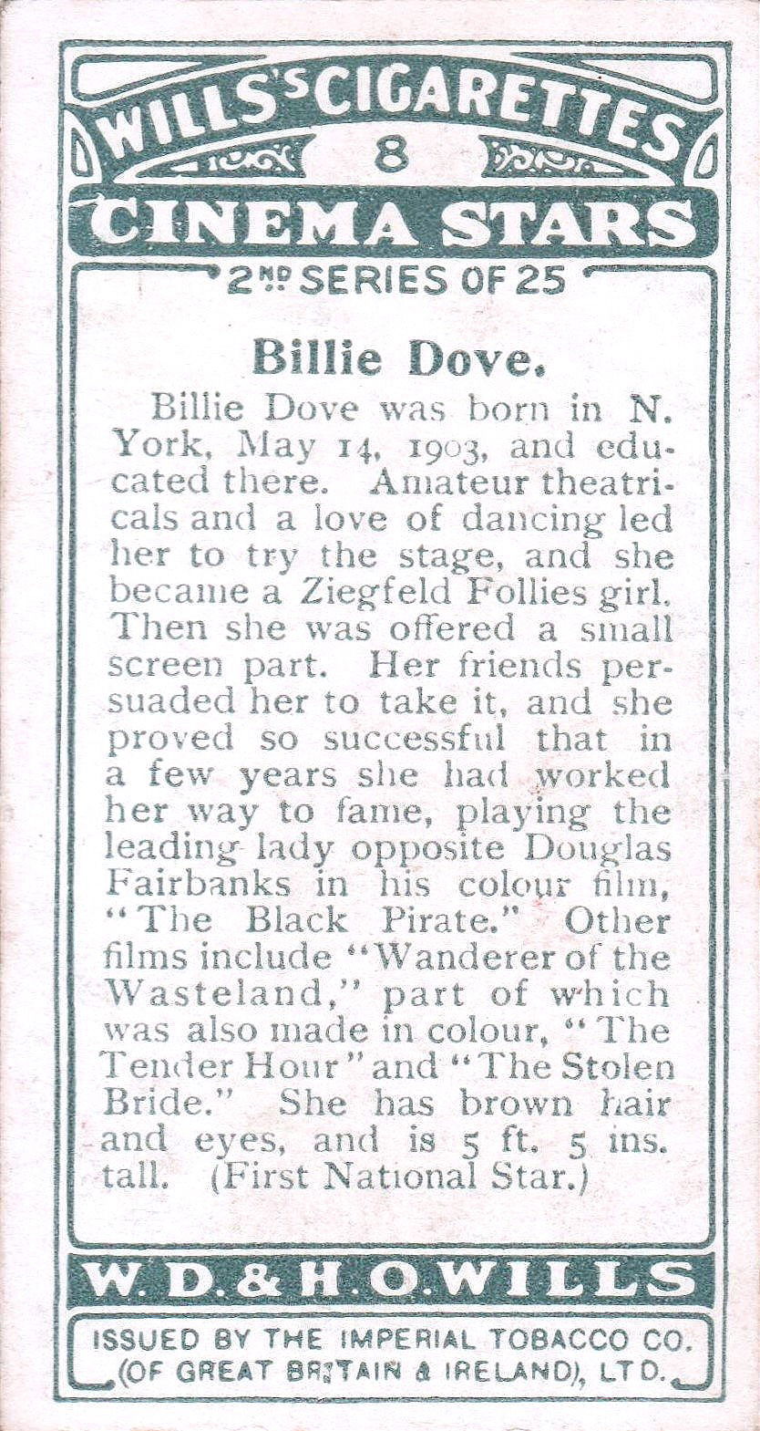 BILLIE DOVE