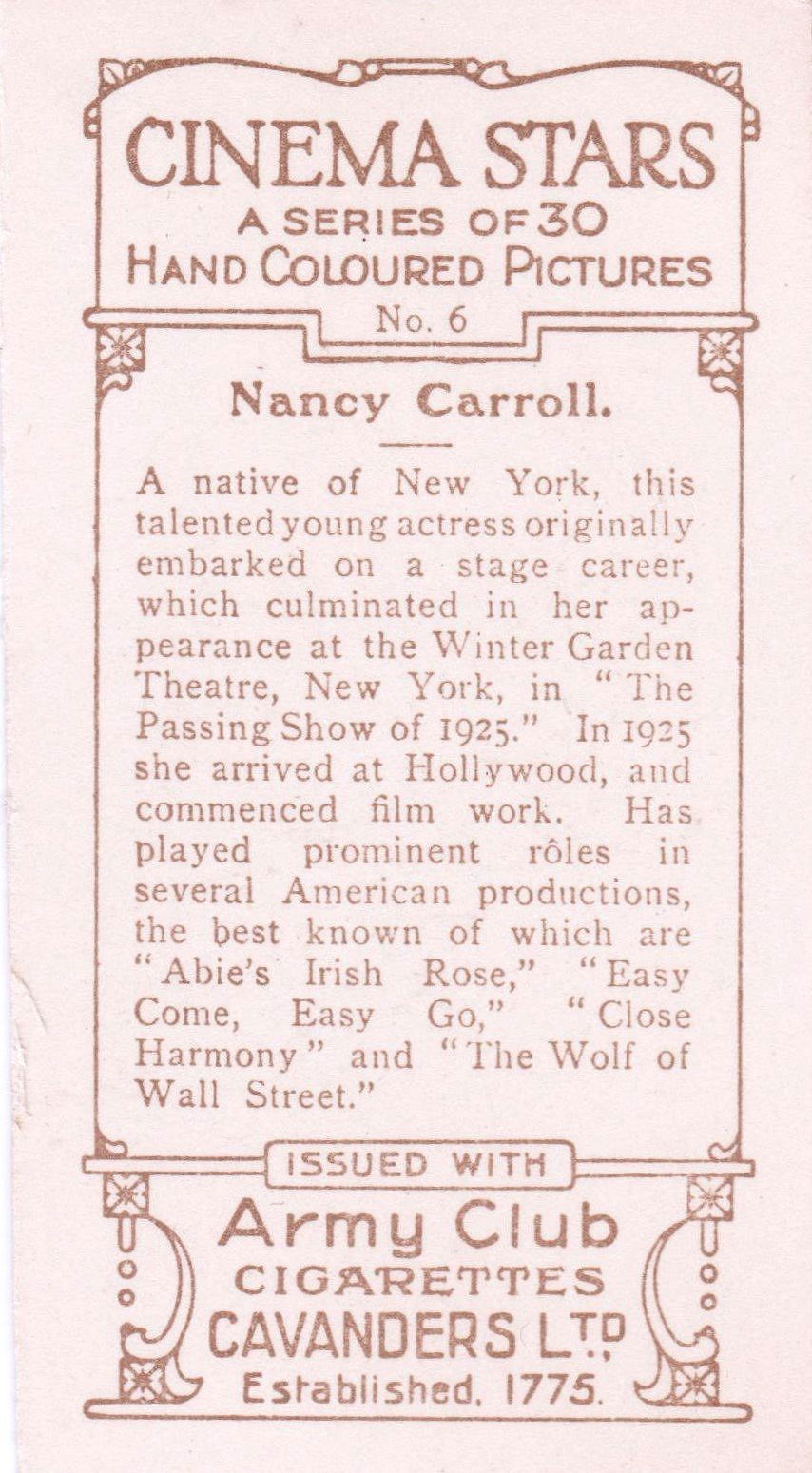 NANCY CARROLL