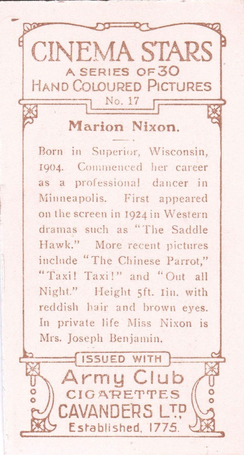 MARION NIXON