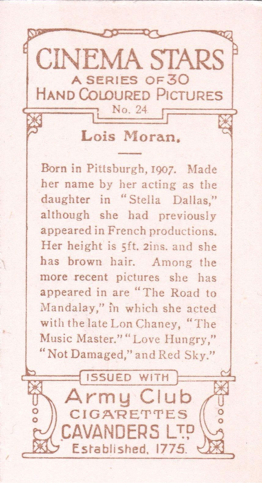 LOIS MORAN