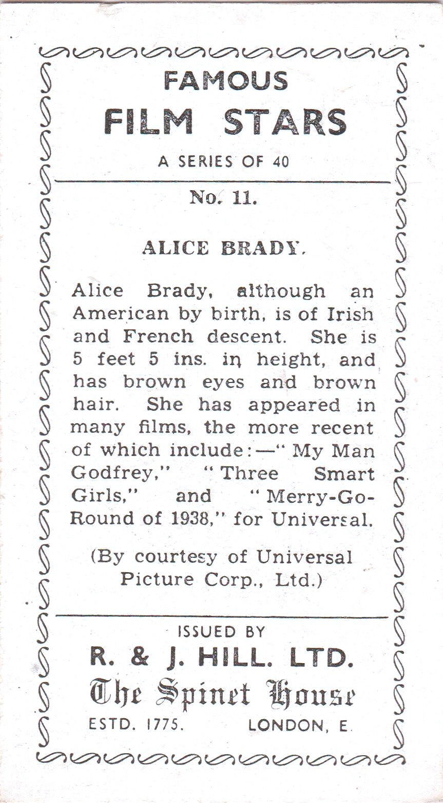 ALICE BRADY