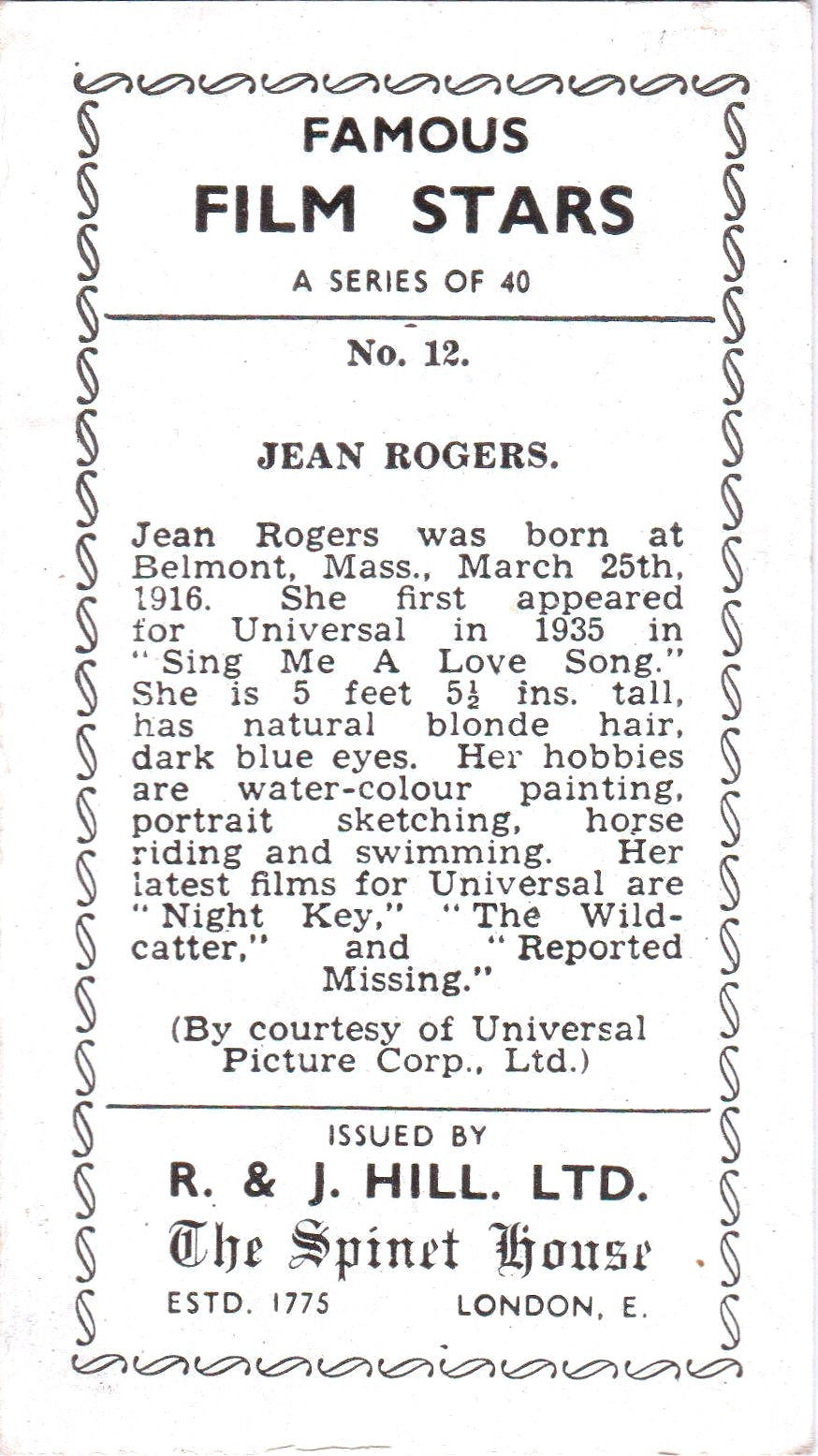 JEAN ROGERS