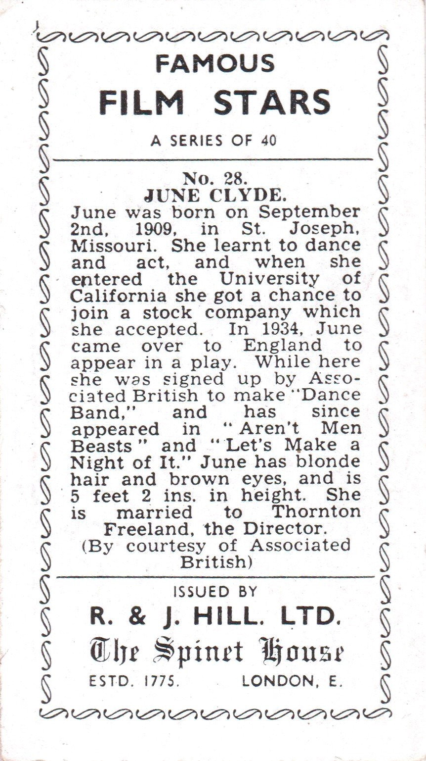 JUNE CLYDE