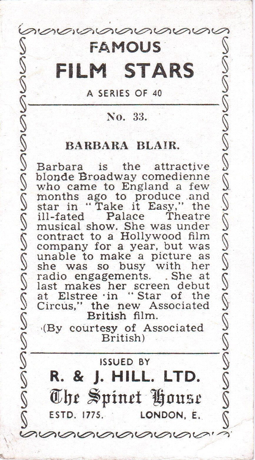BARBARA BLAIR