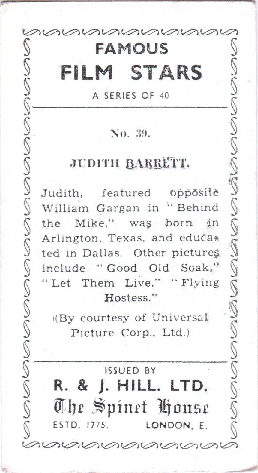 JUDITH BARRETT
