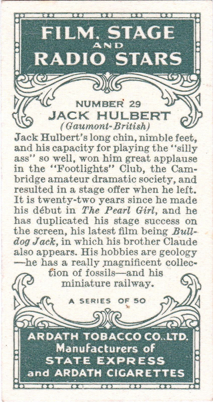 JACK HULBERT