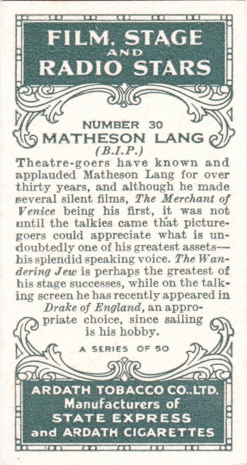 MATHESON LANG
