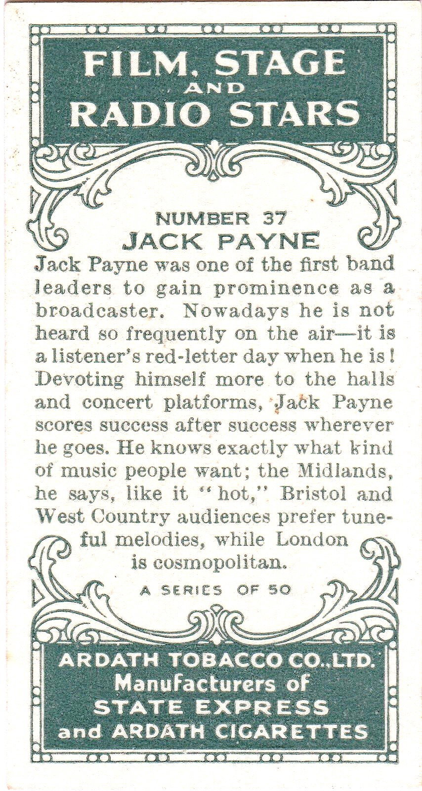 JACK PAYNE