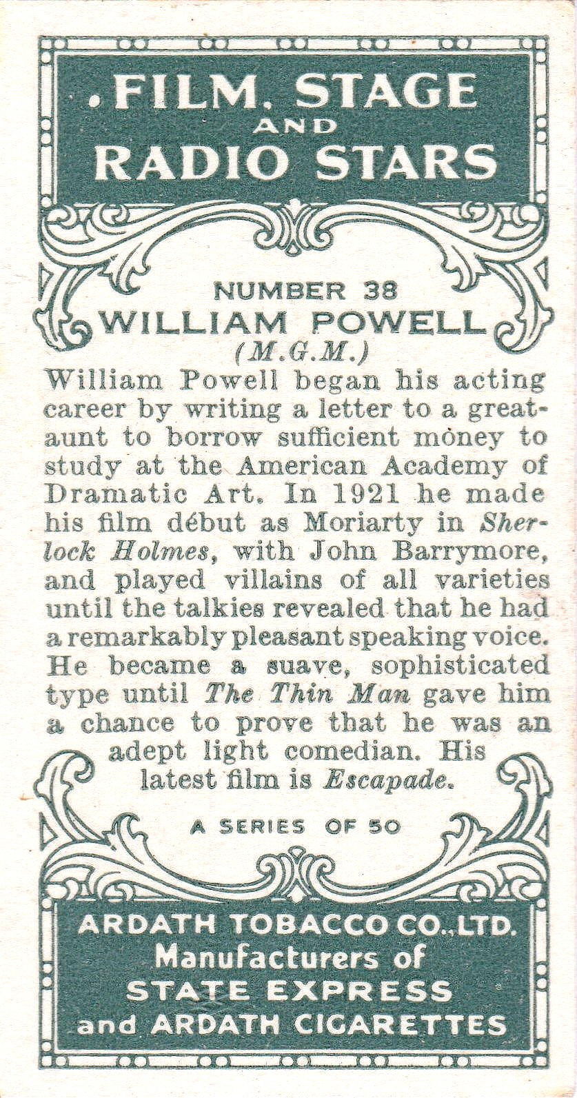 WILLIAM POWELL