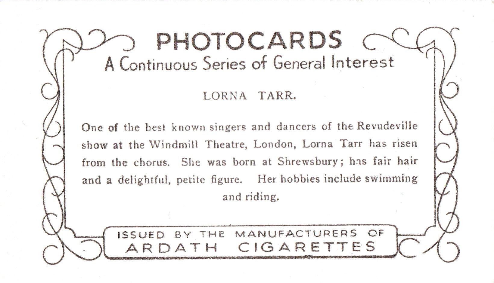 LORNA TARR