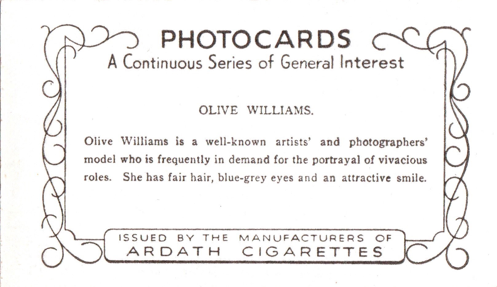 OLIVE WILLIAMS