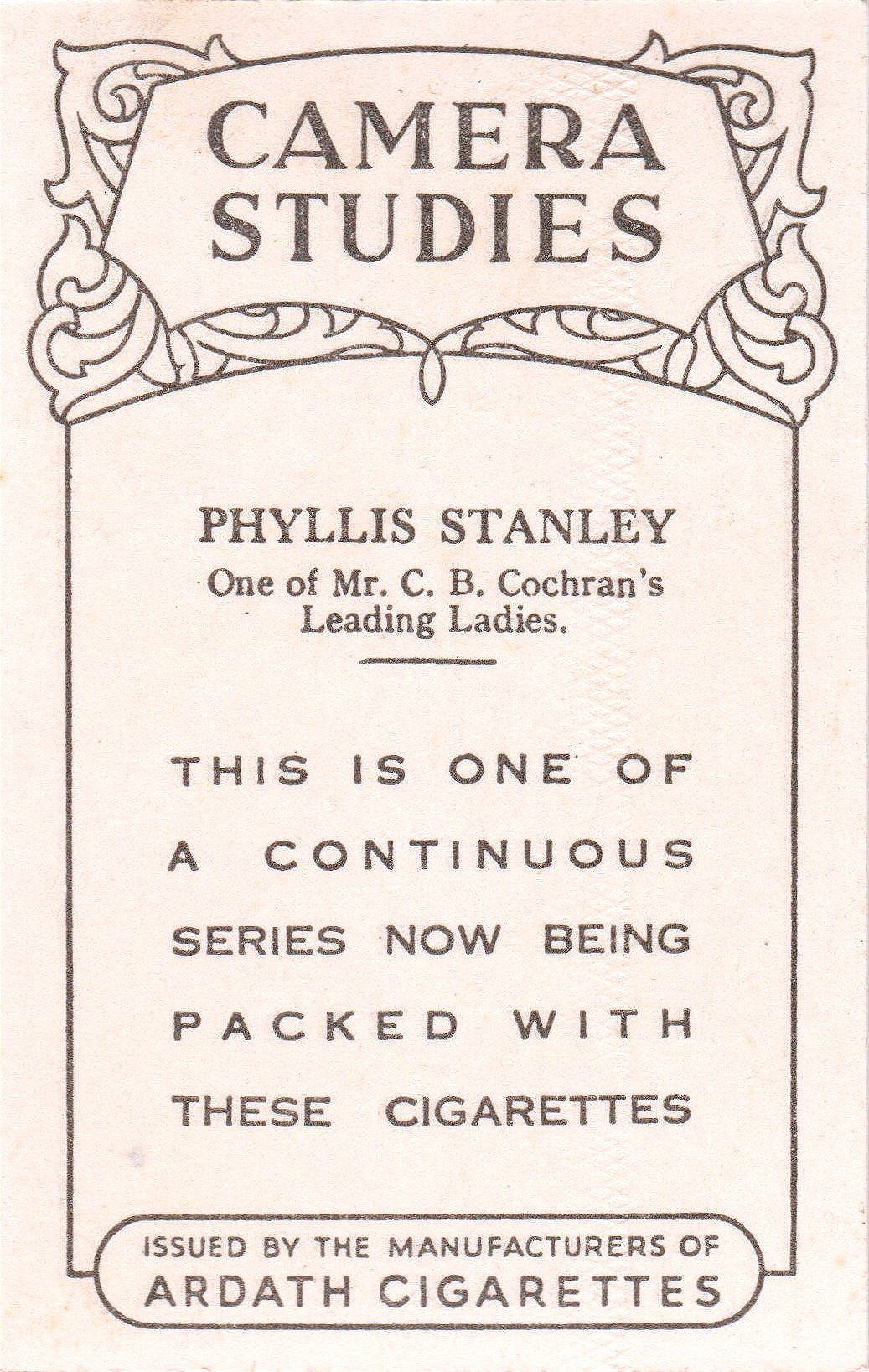 PHYLLIS STANLEY