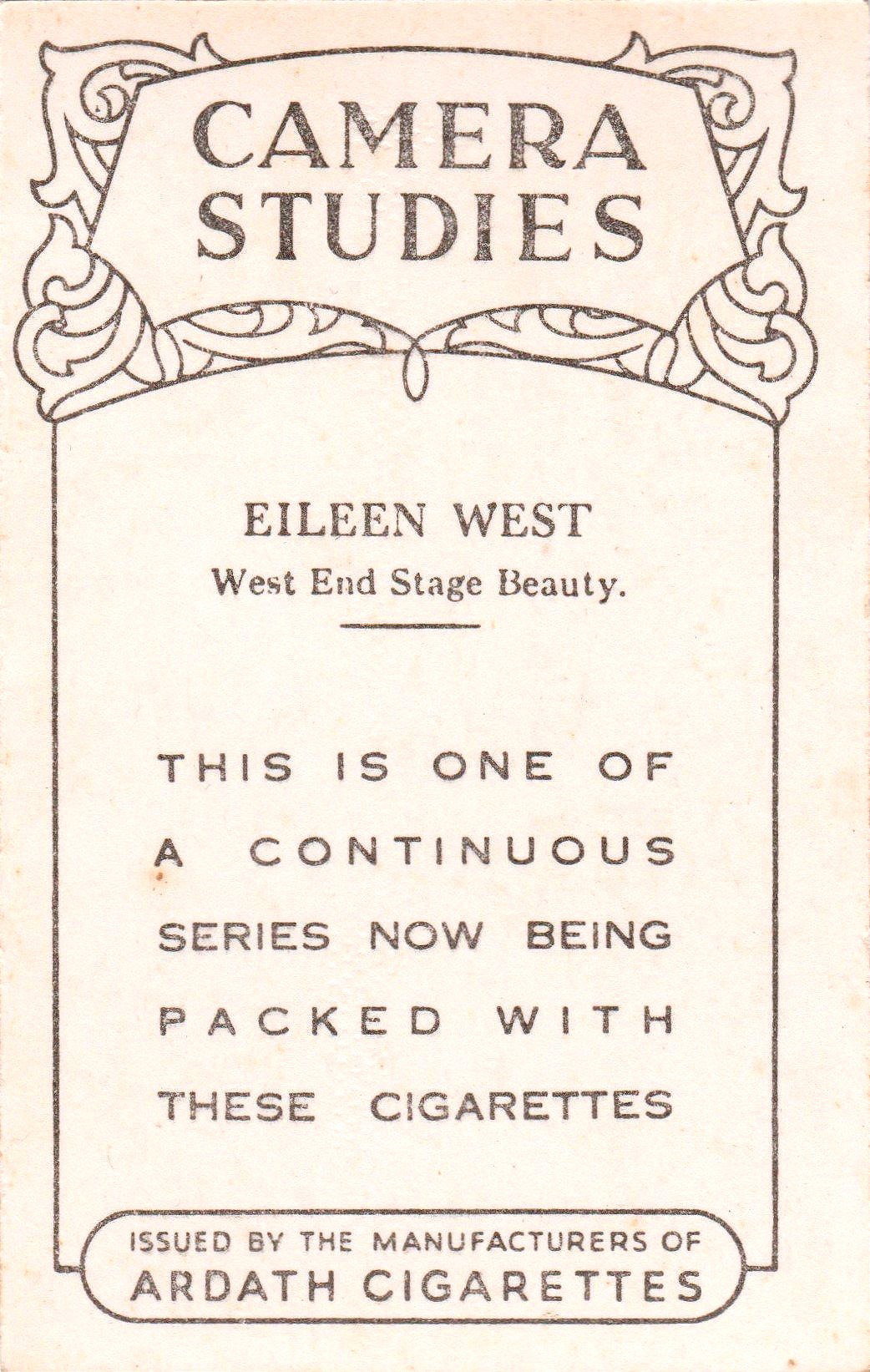 EILEEN WEST