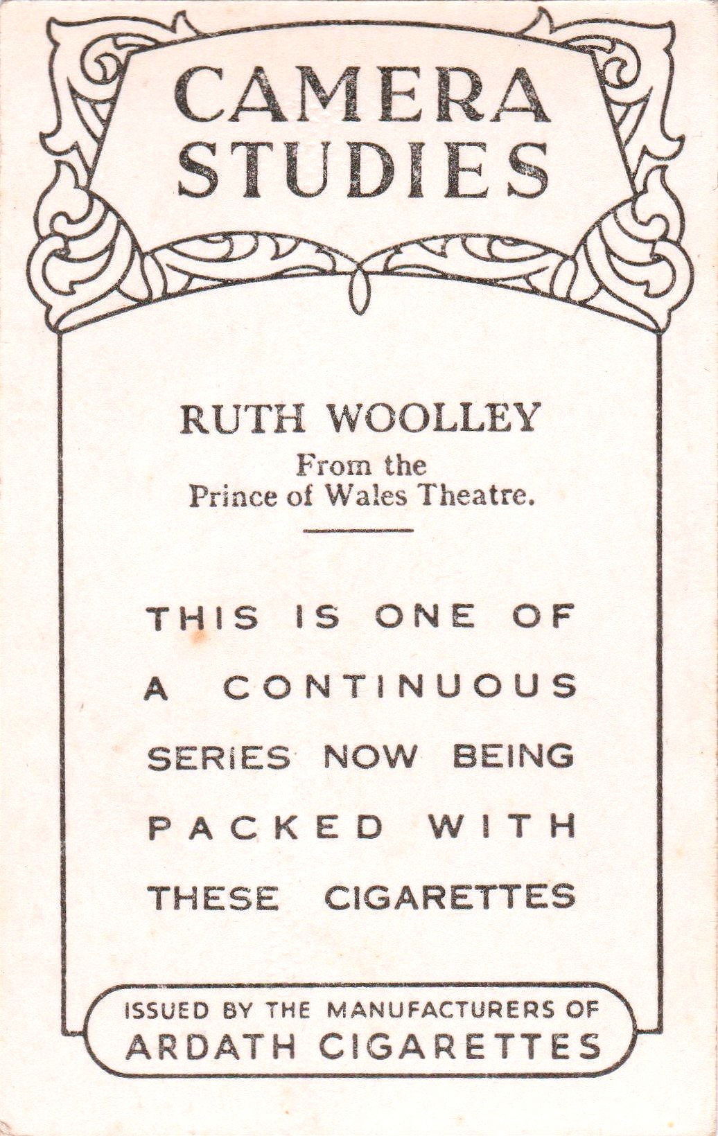 RUTH WOOLLEY