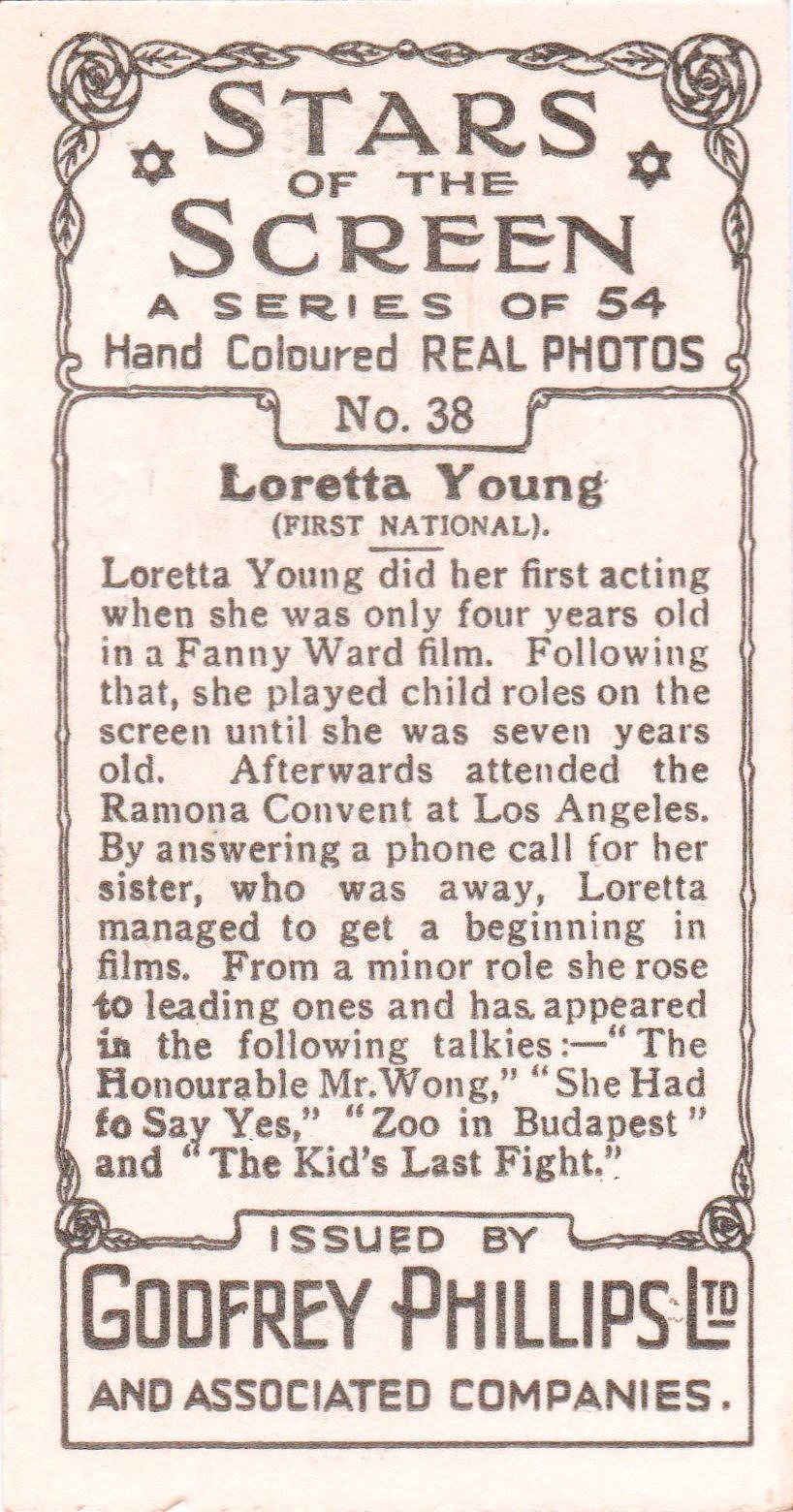 LORETTA YOUNG