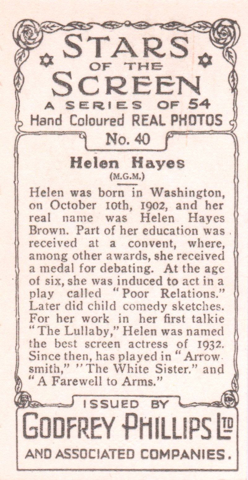 HELEN HAYES