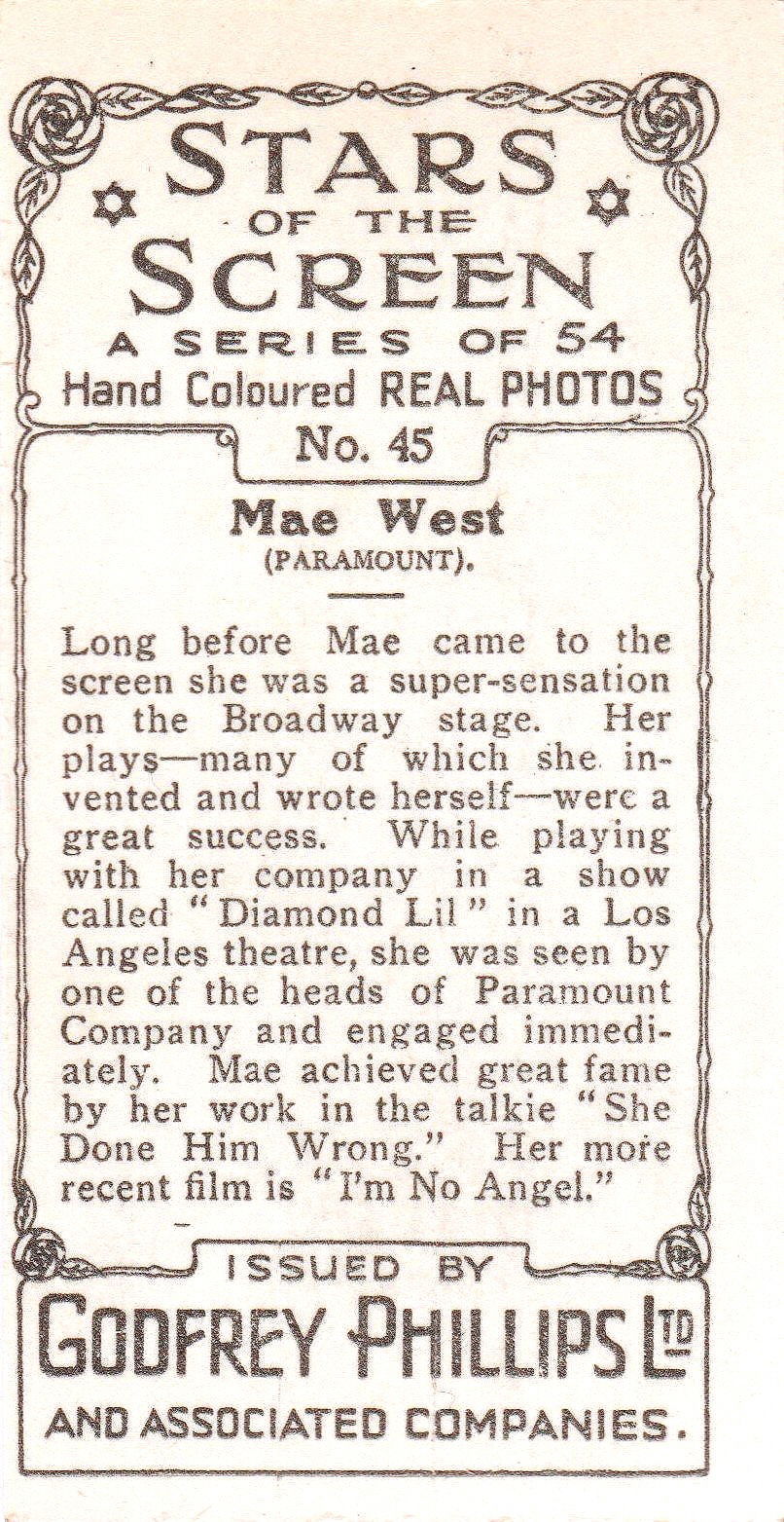 MAE WEST