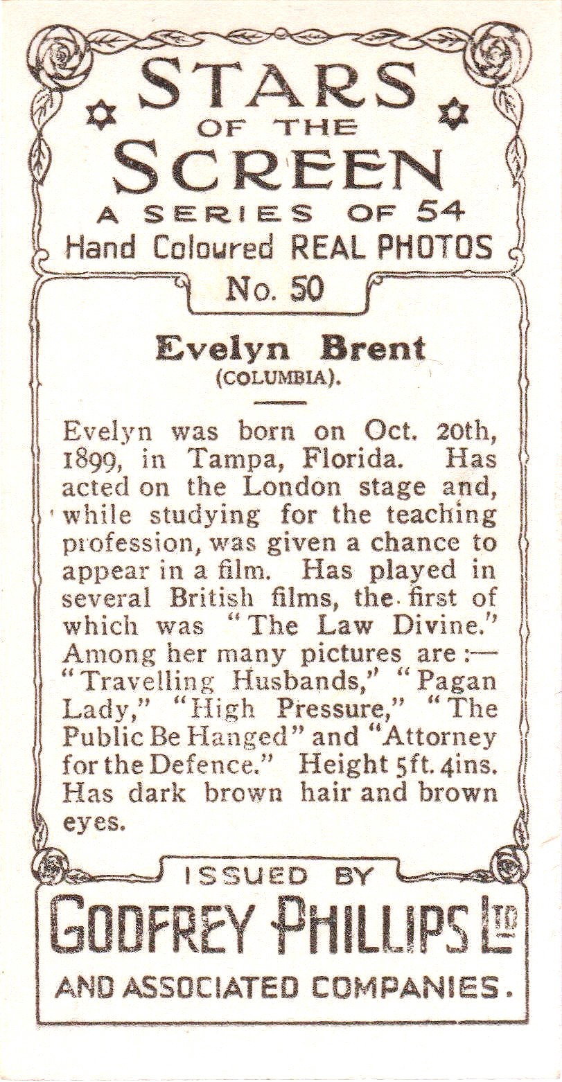EVELYN BRENT