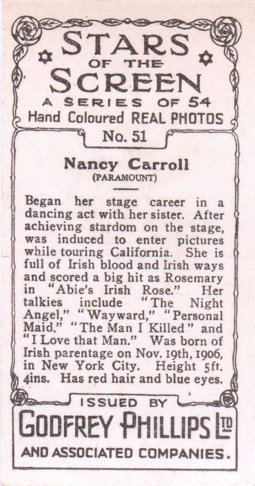 NANCY CARROLL