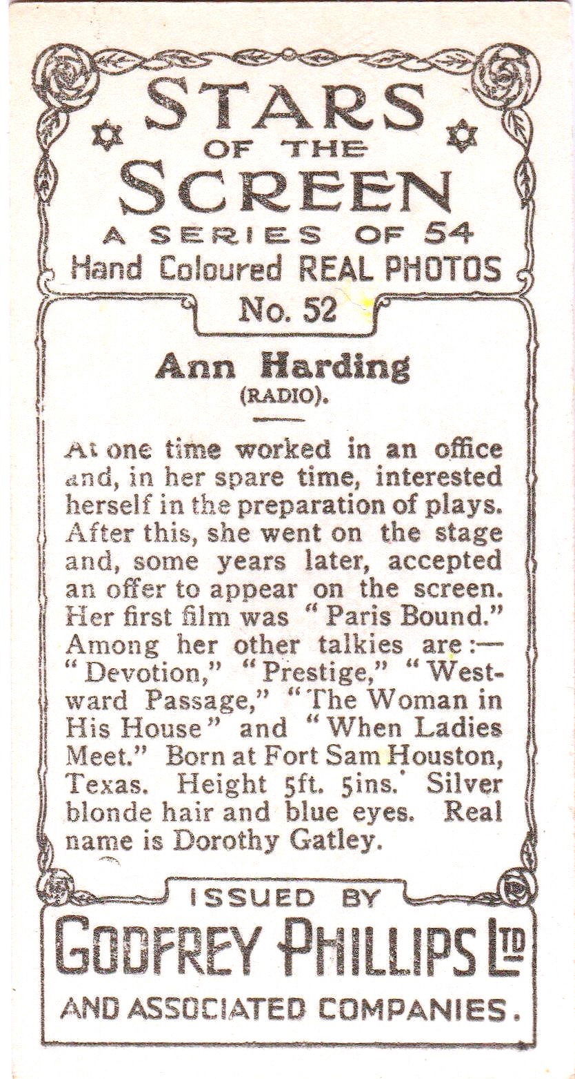 ANN HARDING