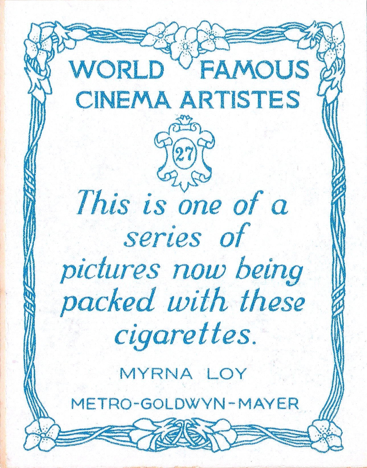 MYRNA LOY