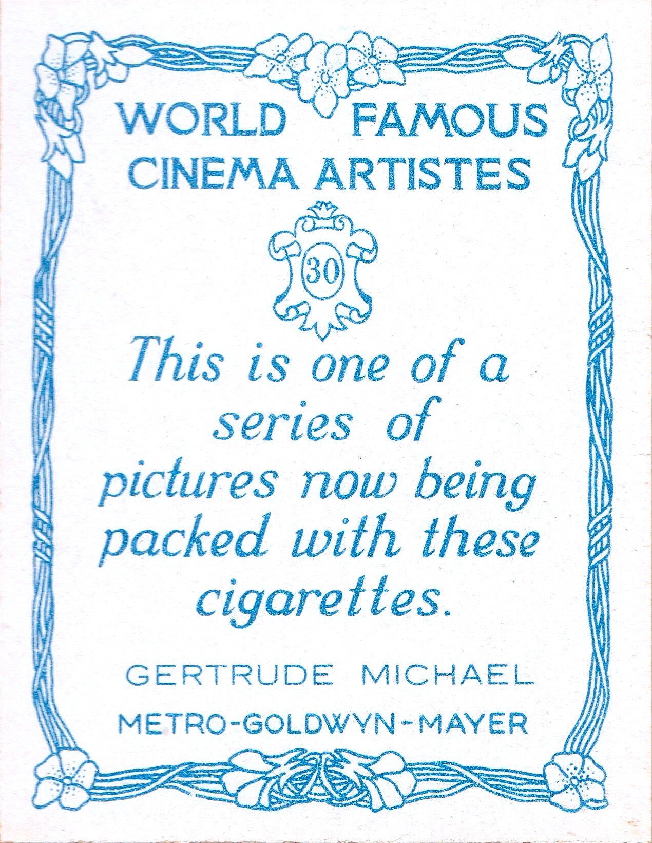 GERTRUDE MICHAEL