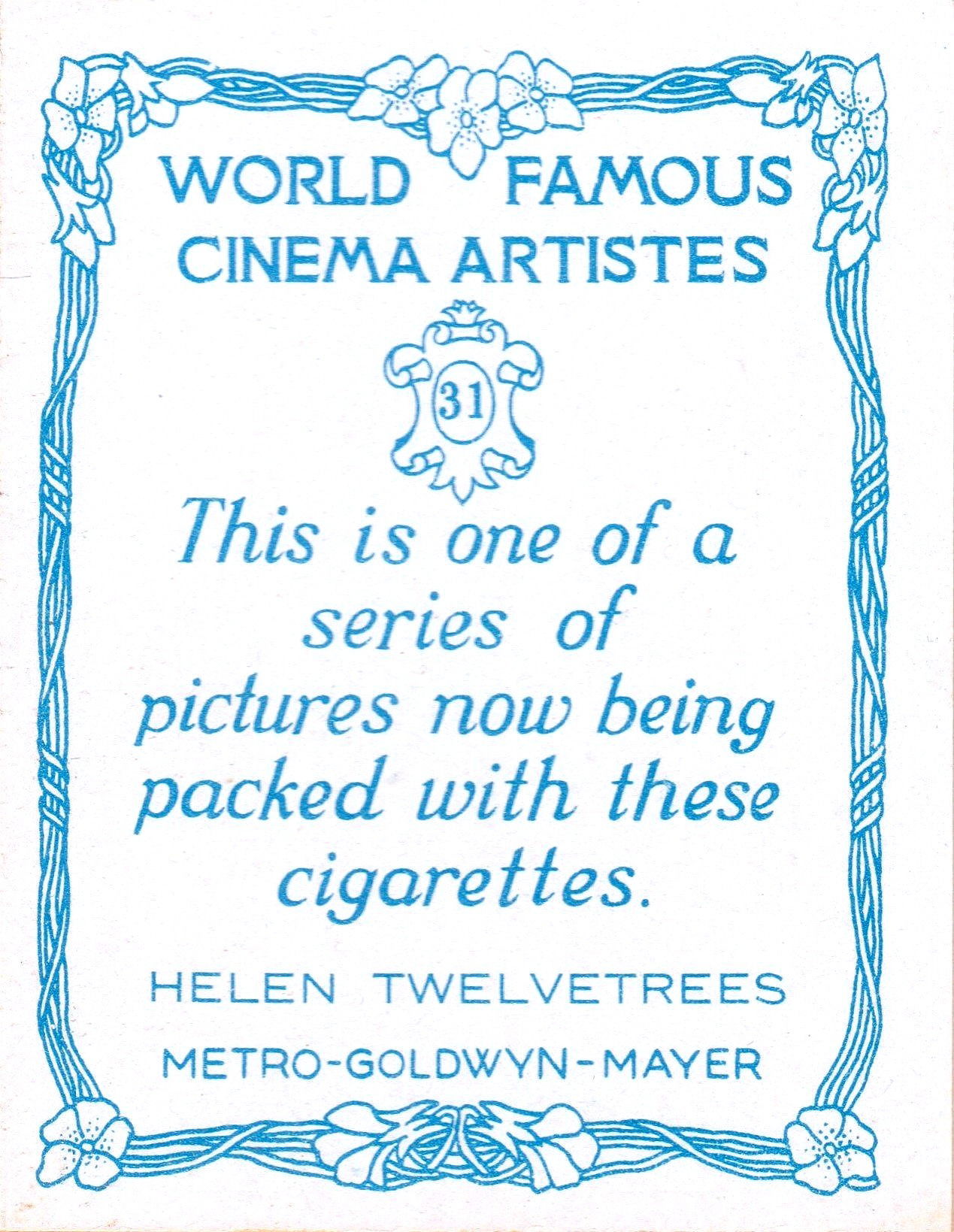 HELEN TWELVETREES