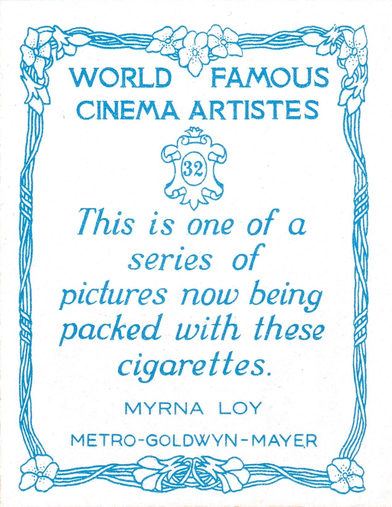 MYRNA LOY