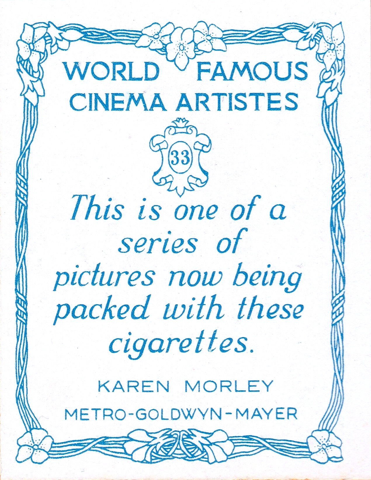 KAREN MORLEY