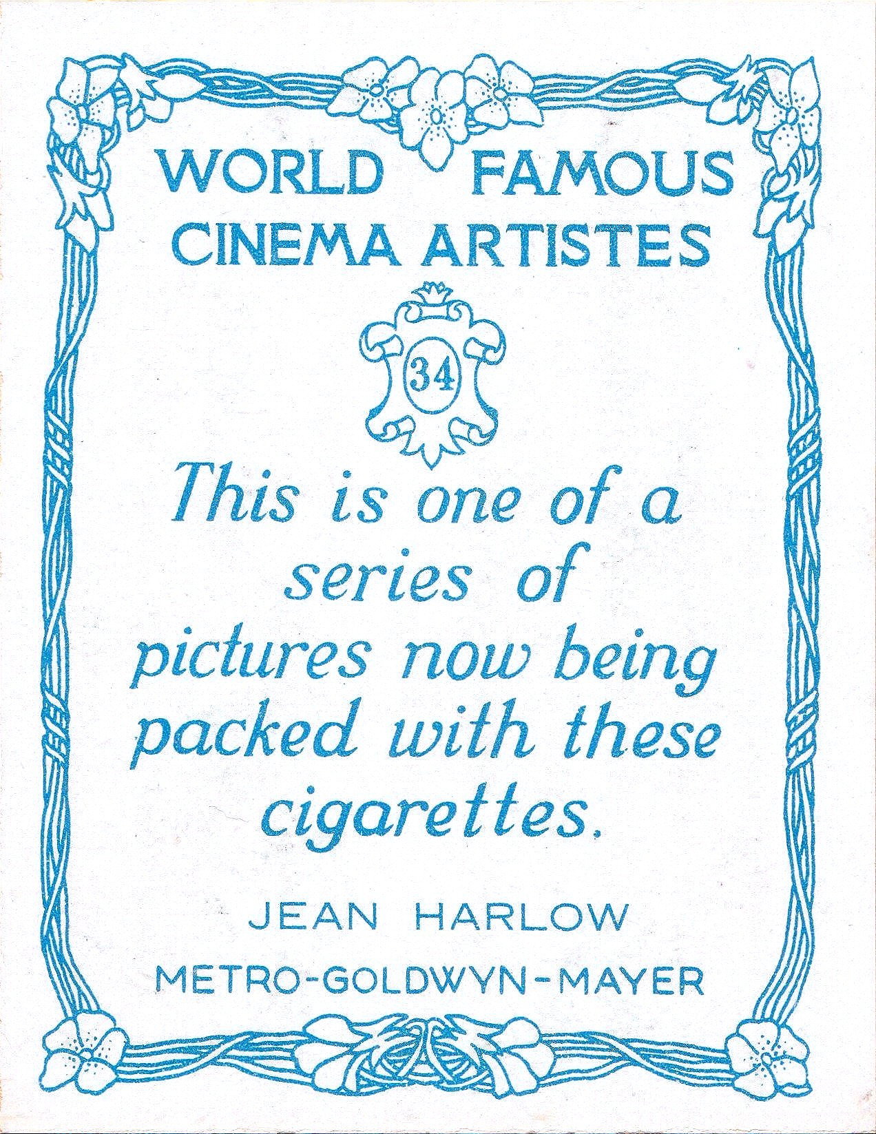 JEAN HARLOW