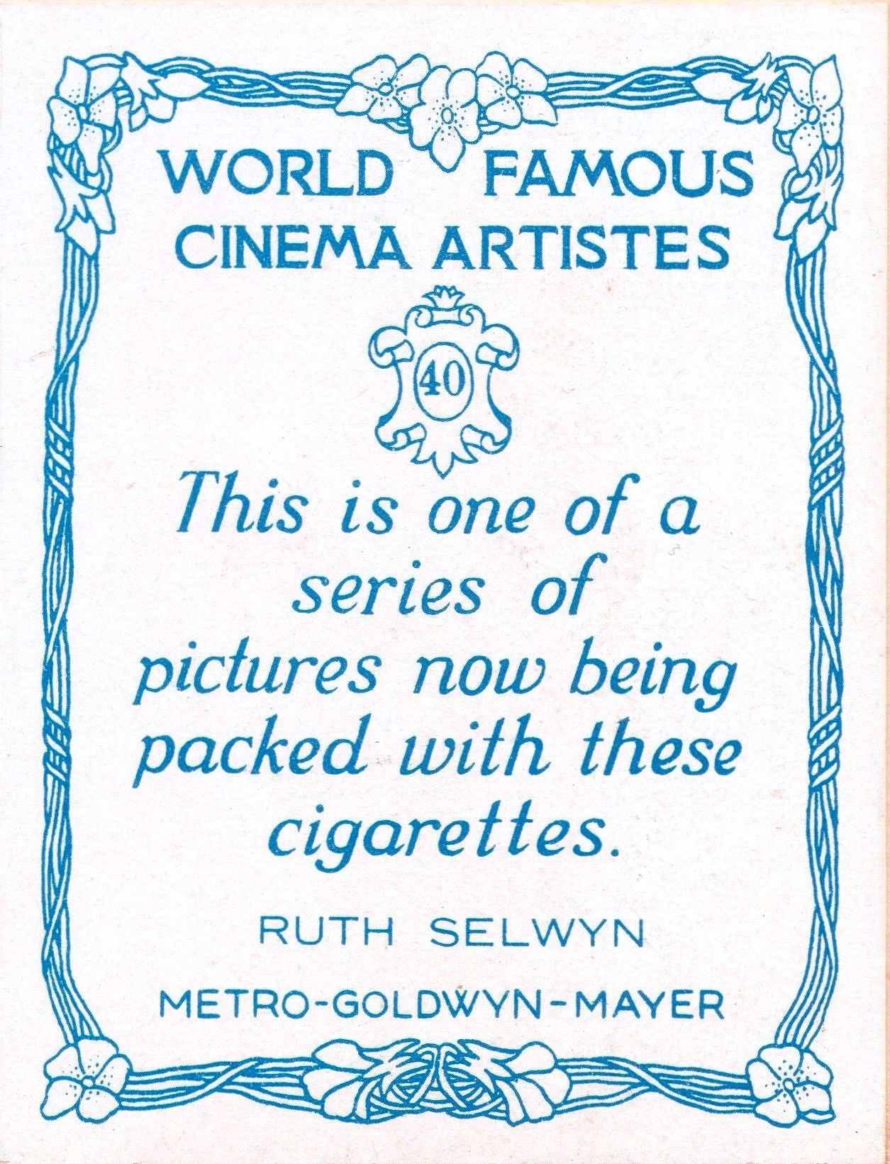 RUTH SELWYN