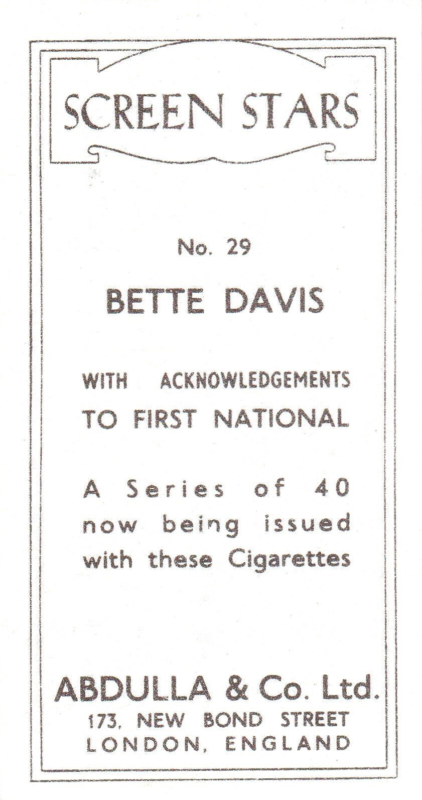 BETTE DAVIS