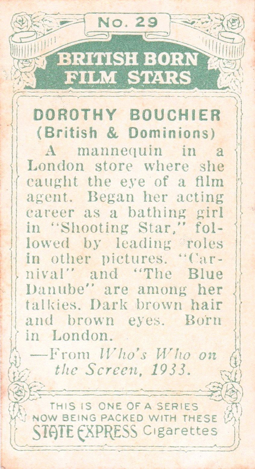 DOROTHY BOUCHIER