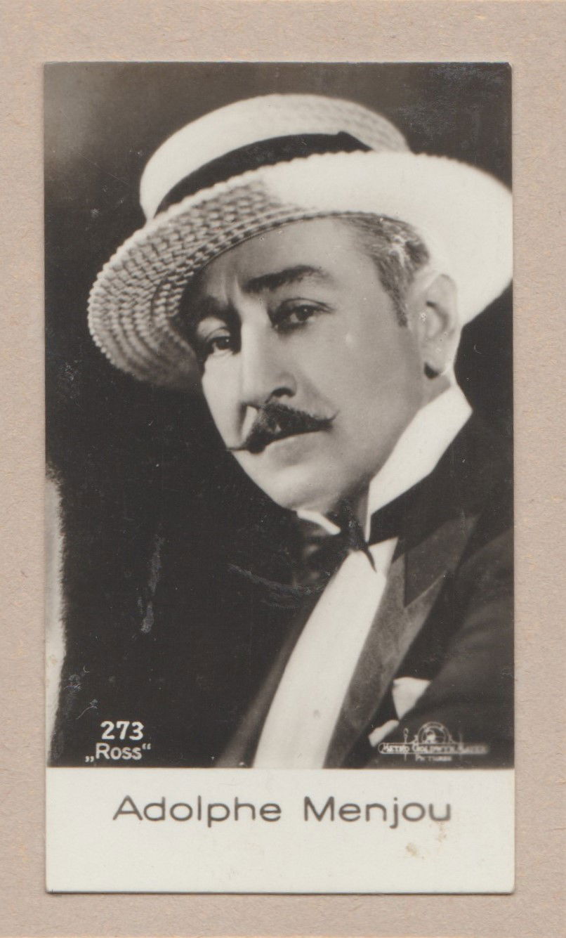 ADOLPHE MENJOU