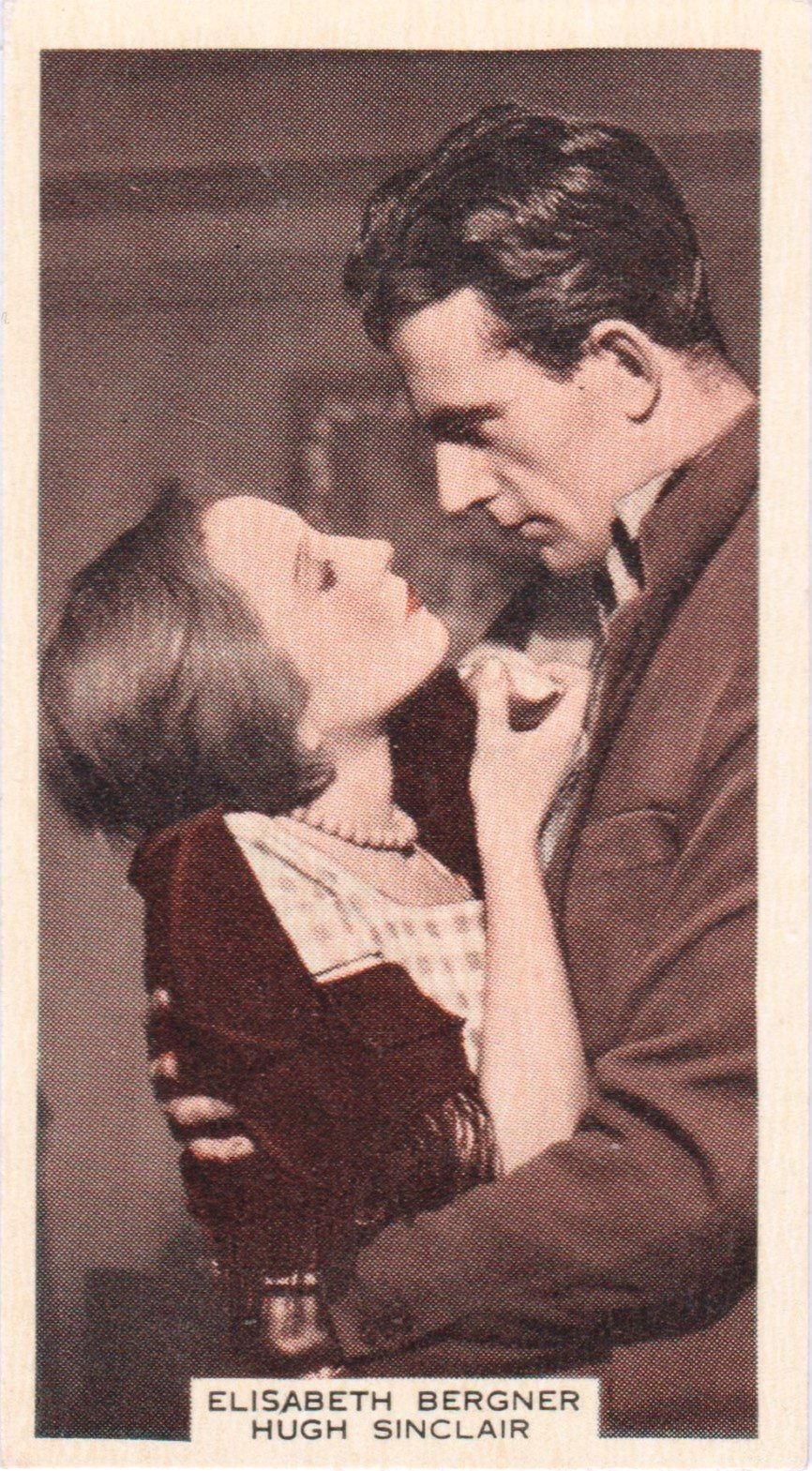 ELISABETH BERGNER AND HUGH SINCLAIR in "ESCAPE ME NEVER"