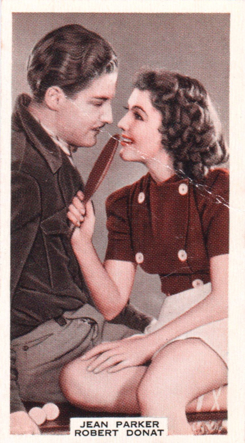 JEAN PARKER AND ROBERT DONAT in "THE GHOST GOES WEST"