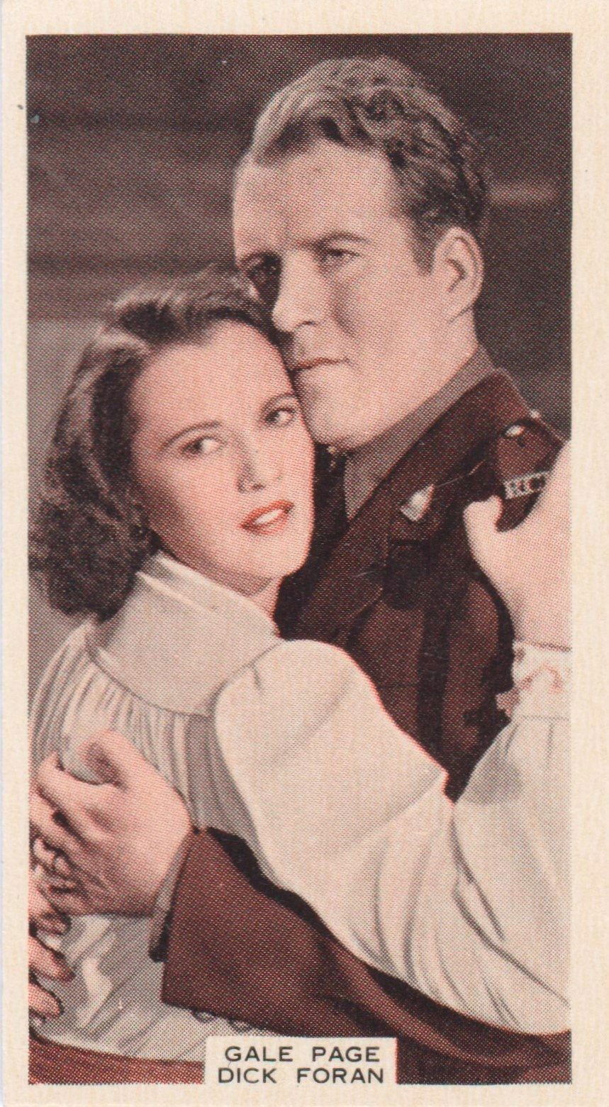GALE PAGE AND DICK FORAN in "THE HEART OF THE NORTH"