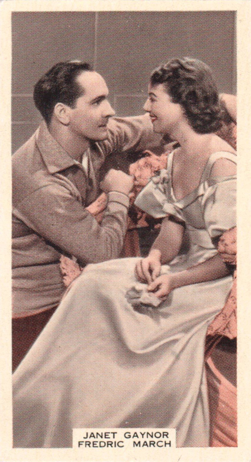 JANET GAYNOR AND FREDRIC MARCH in "A STAR IS BORN"
