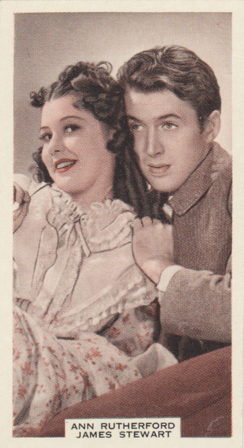 ANN RUTHERFORD AND JAMES STEWART in "OF HUMAN HEARTS"
