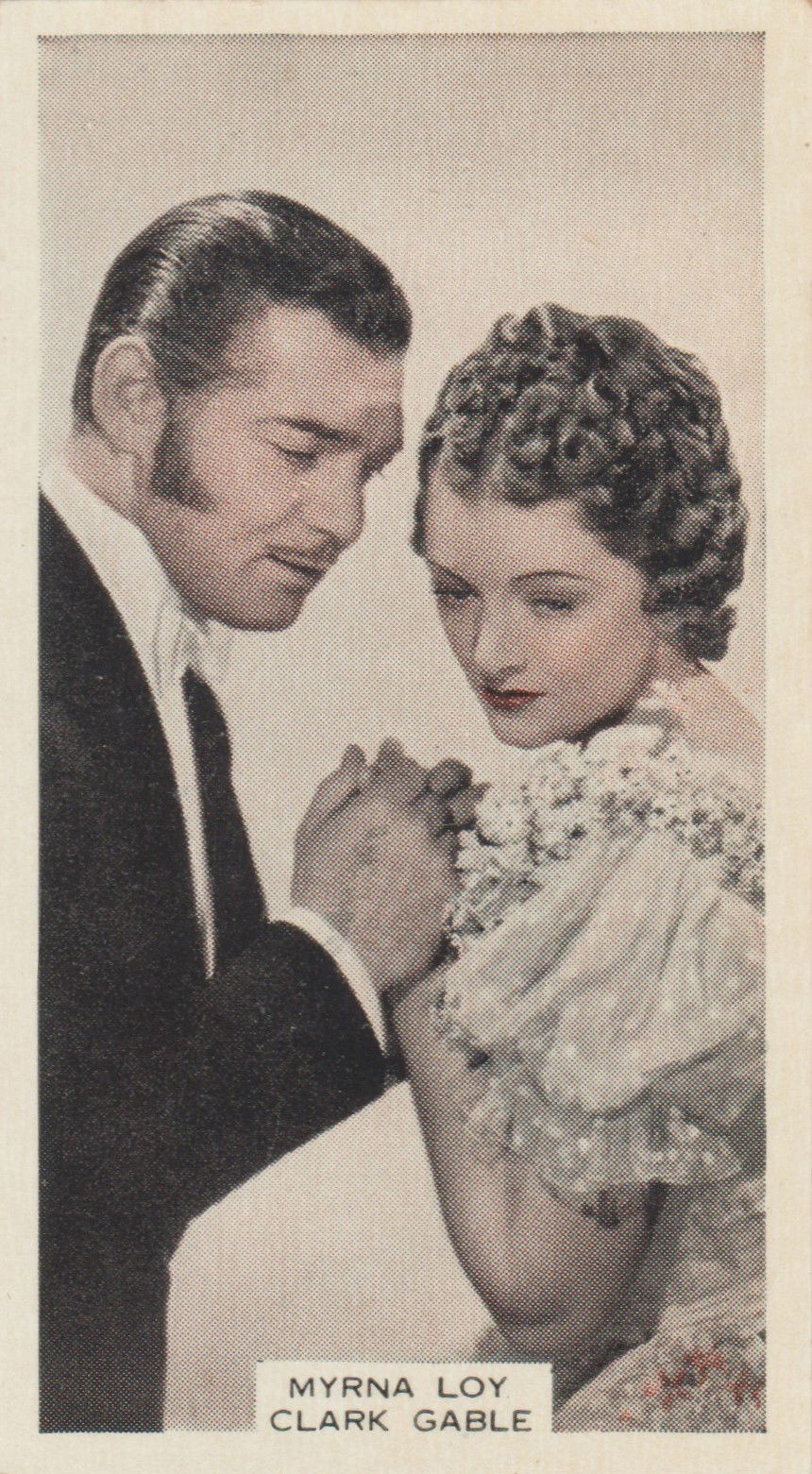 MYRNA LOY AND CLARK GABLE in "PARNELL"