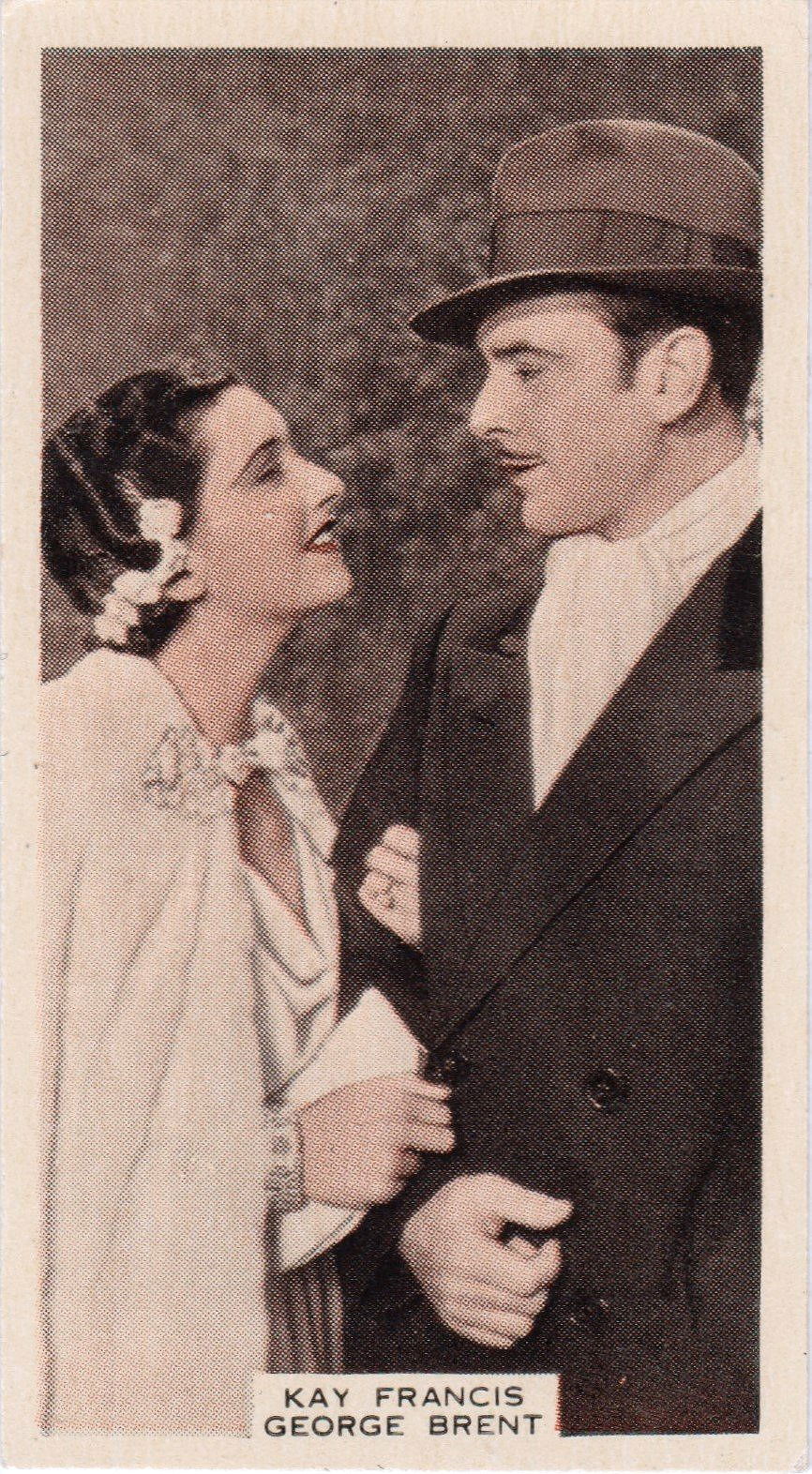 KAY FRANCIS AND GEORGE BRENT in "SECRETS OF AN ACTRESS"