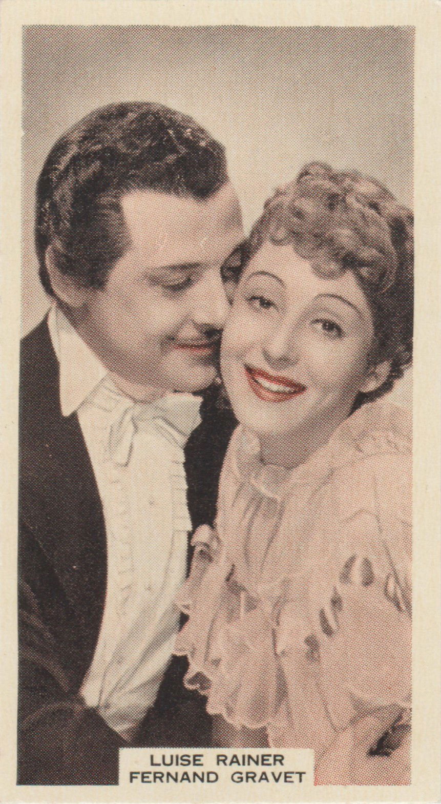 LUISE RAINER AND FERNAND GRAVET in "THE GREAT WALTZ"