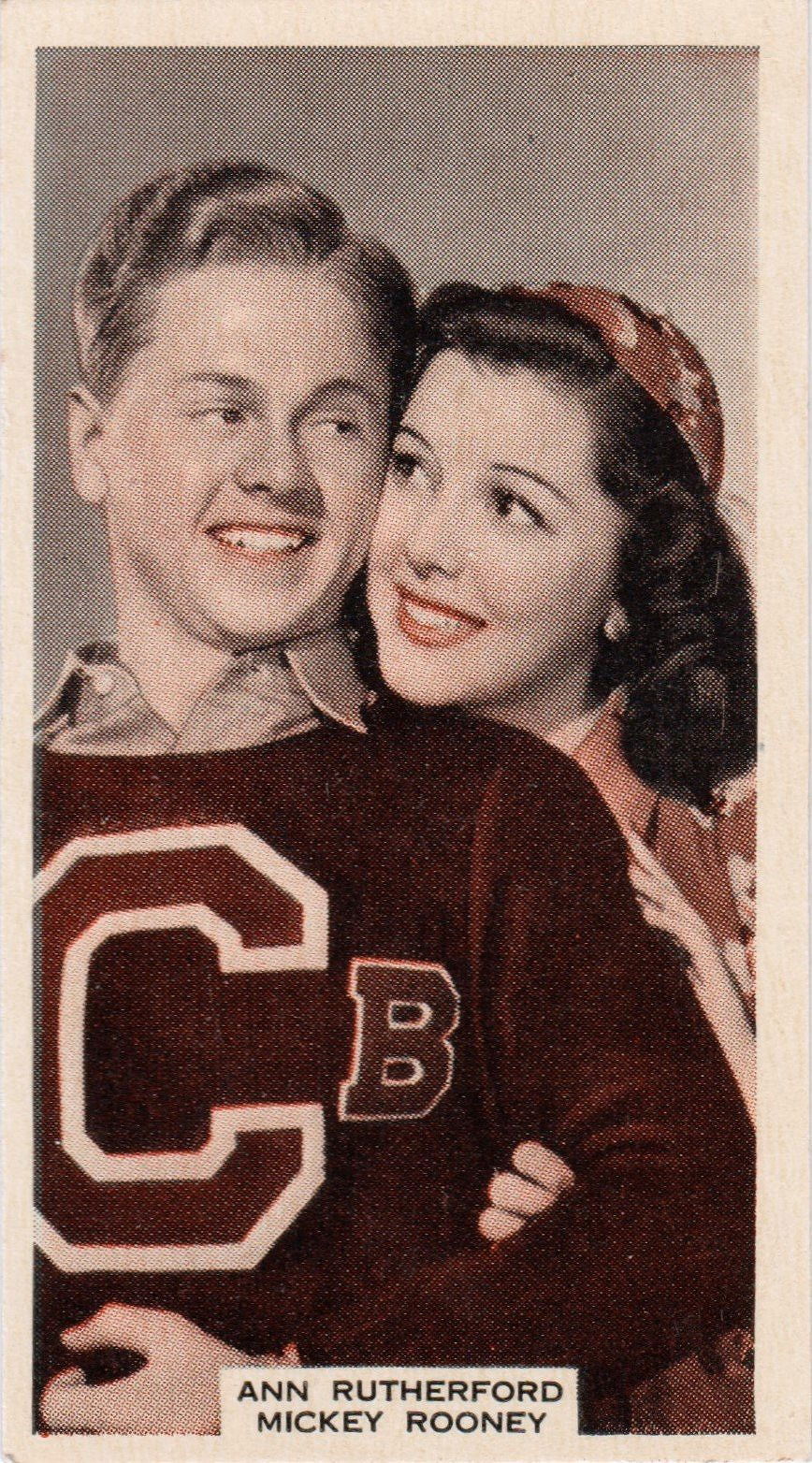 ANN RUTHERFORD AND MICKEY ROONEY in "OUT WEST WITH THE HARDY'S"