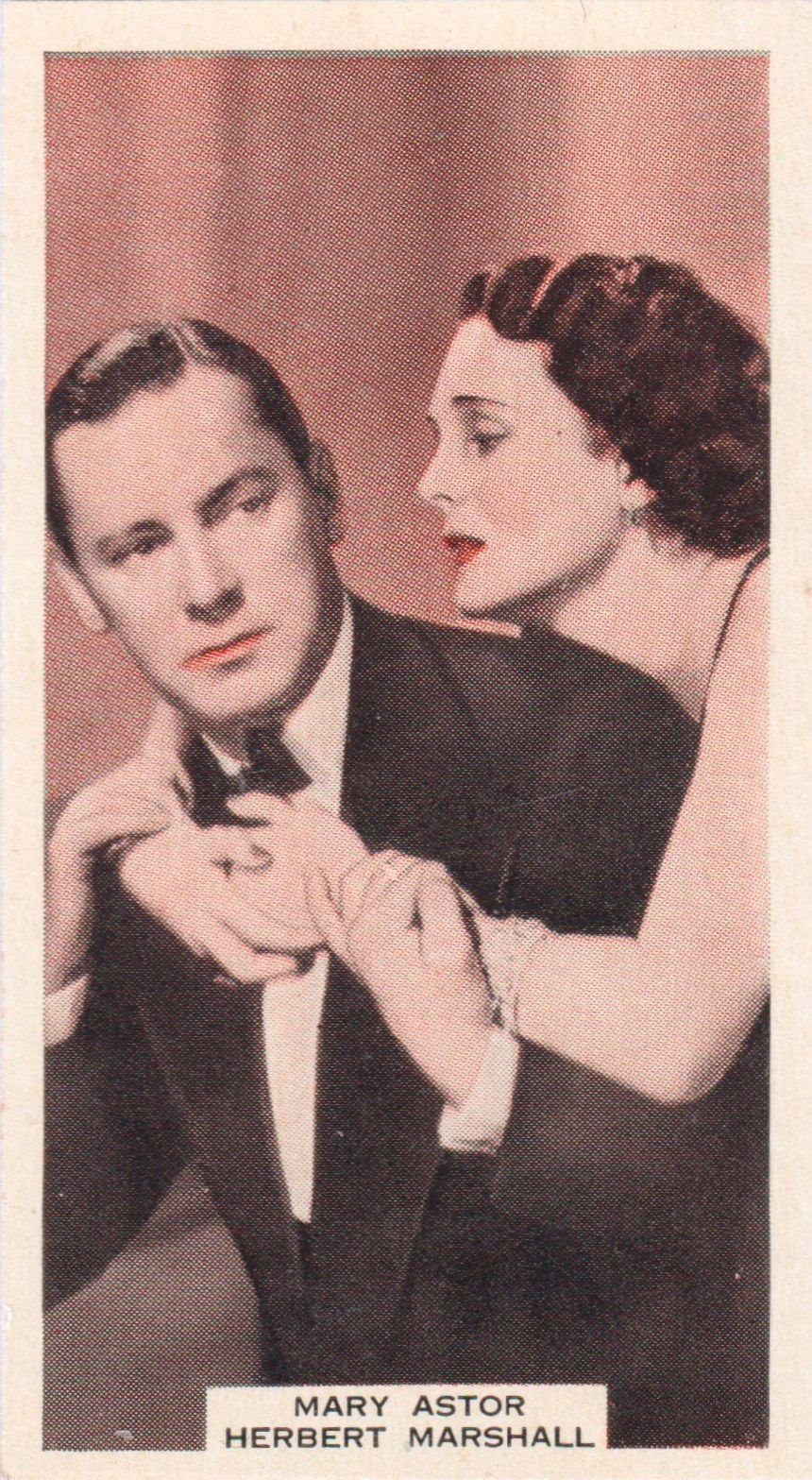 MARY ASTOR AND HERBERT MARSHALL IN "WOMAN AGAINST WOMAN"