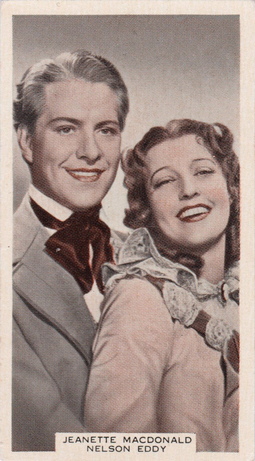 JEANNETTE MACDONALD AND NELSON EDDY in "MAYTIME"