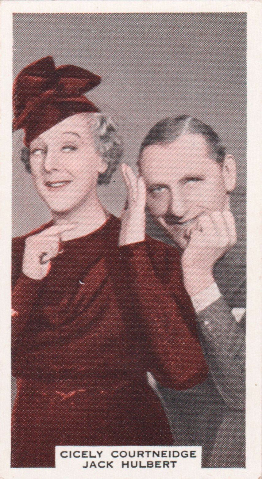 CICELY COURTNEIDGE AND JACK HULBERT in "TAKE MY TIP"